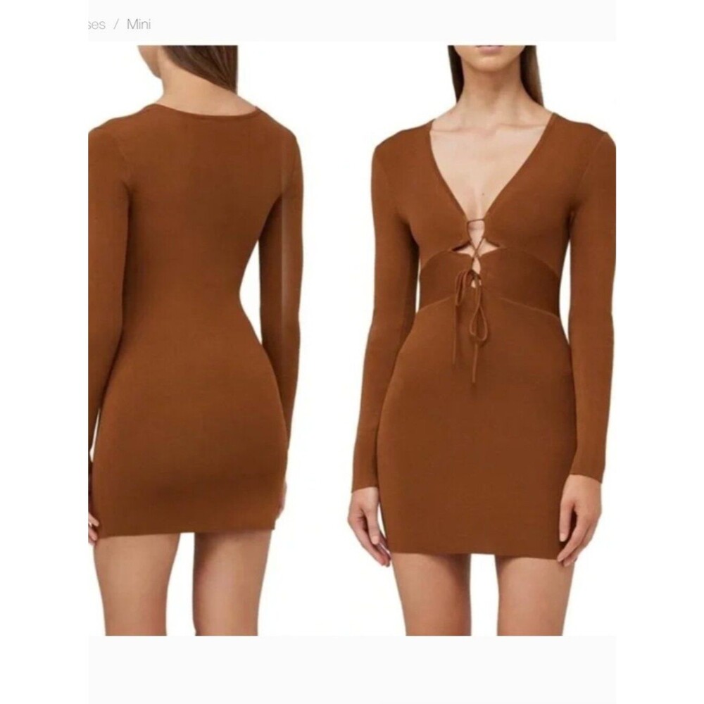 Significant Other | Monica Chocolate Knit Dress 4